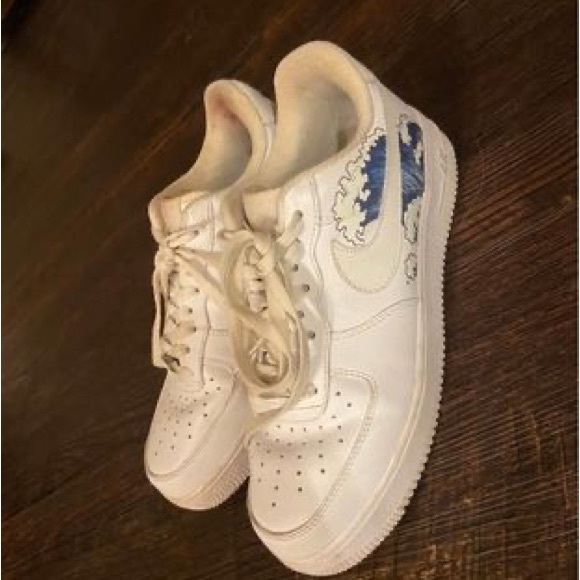 size 8.5 custom air forces - Picture 1 of 3